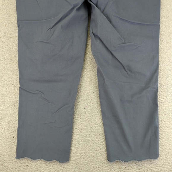 Democracy Absolution Scallop Edge Straight Pants Womens 20W Blue Gray W1P2046X2 - Picture 10 of 10